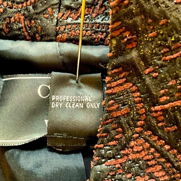 Carmen Marc Valvo Glistening Fabric Formal Evening Suit - Picture 4 of 9